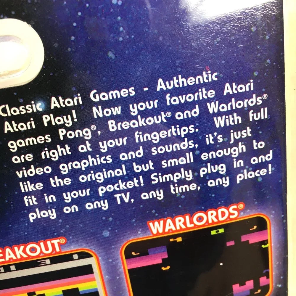 Atari Keychain Pong/Breakout/Warlords Vtg 2006